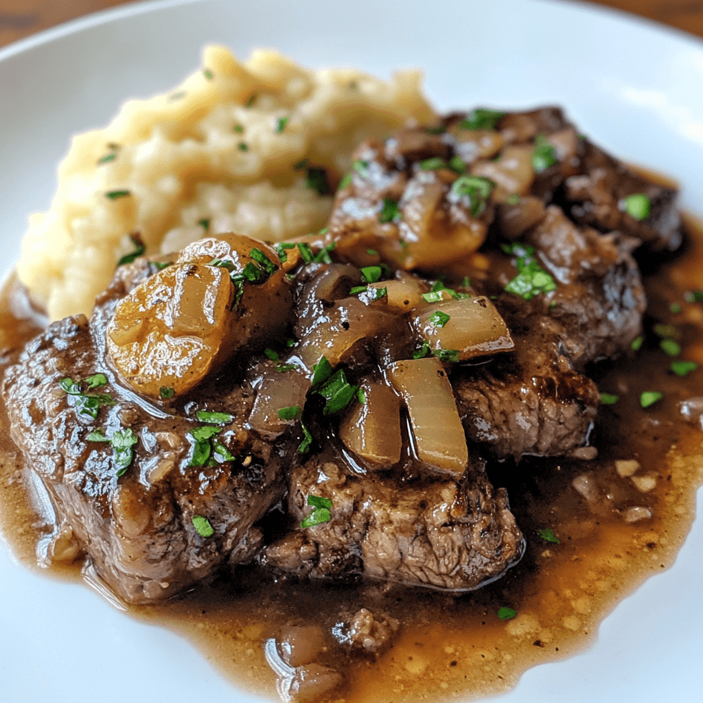 chopped steak recipe