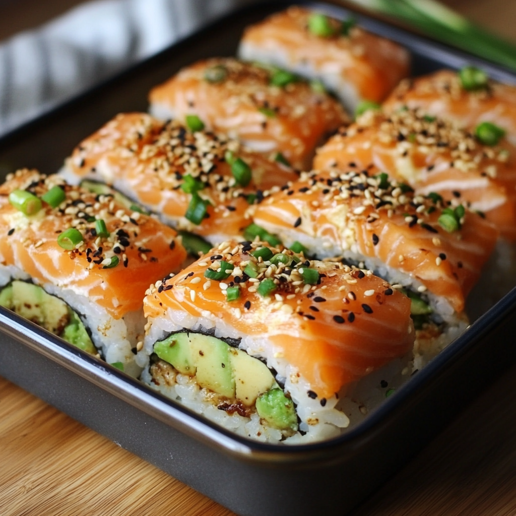 sushi bake recipe salmon