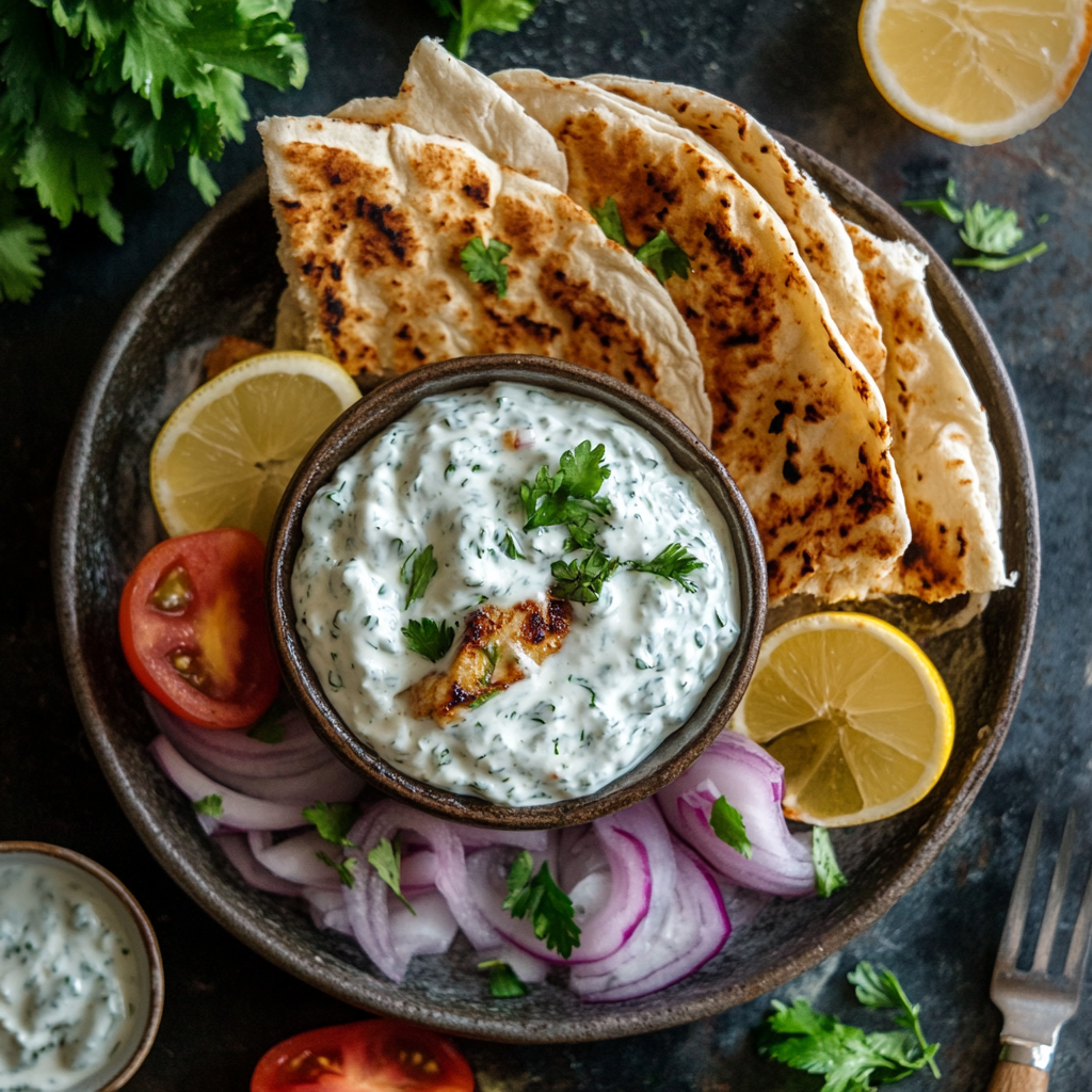 tzatziki sauce shawarma recipe